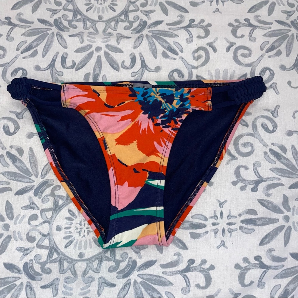 Aerie Multi Color Floral Swim Bikini Bottoms